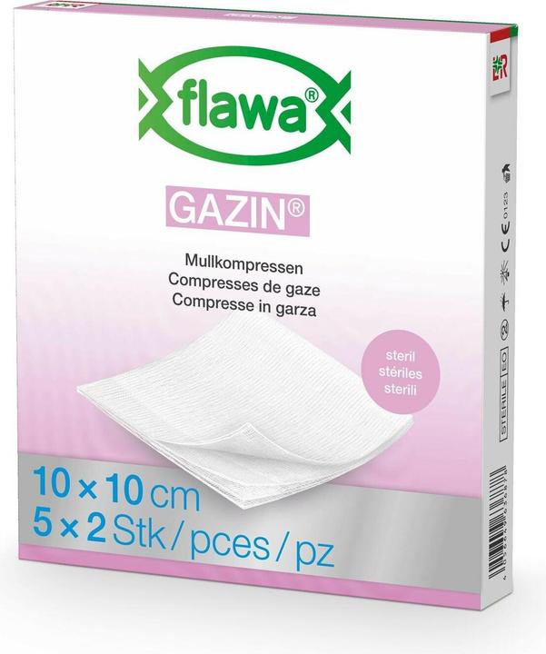 Image du produit Flawa Gazin Mullkompressen 7.5x7.5cm steril