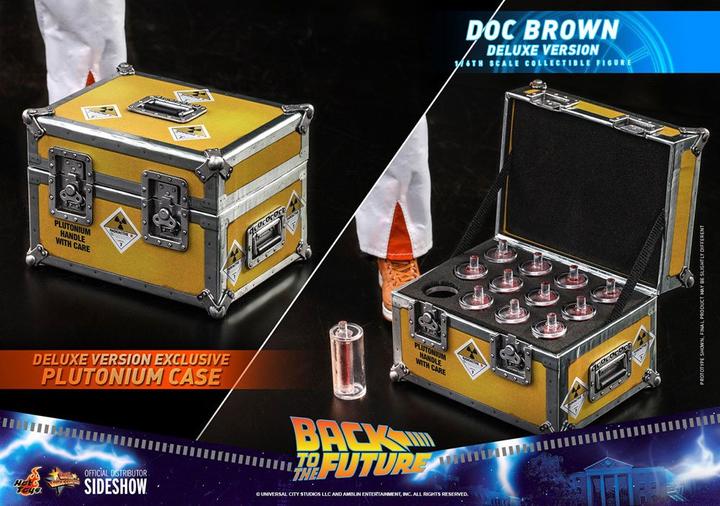 Actual product image Hot Toys Back to the Future "Doc Brown - Deluxe Version" 1/6 action figure