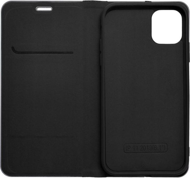 Actual product image OEM Book case LUNA Book Carbon for IPHONE 16 Pro Max black (Apple iPhone 16 Pro Max)