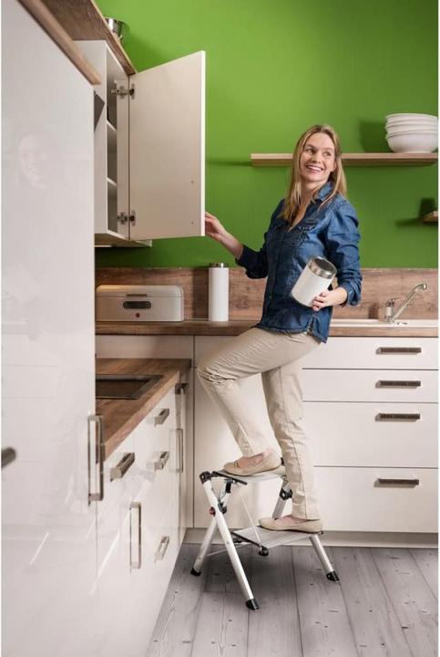 Actual product image Hailo MK80 ComfortLine, comfort stepladder, 2 steps (Stile, 46 cm)