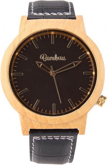Image du produit Bambuu Horloge en bois (Montre analogique, 40 mm)