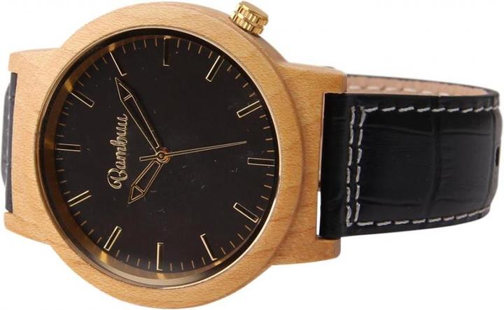 Image du produit Bambuu Horloge en bois (Montre analogique, 40 mm)