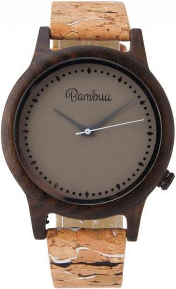 Bambuu Holzuhr (Analoguhr, 40 mm)
