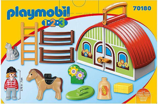 Actual product image Playmobil My ride-along horse farm (70180, Playmobil 1.2.3)