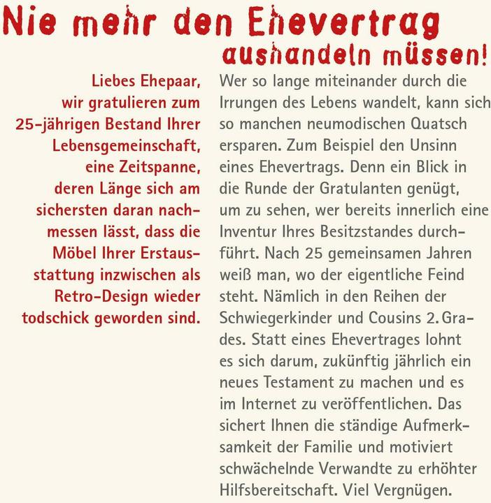 Immagine prodotto Geschafft! Endlich Silberhochzeit! (Tedesco, Miguel Fernandez, Michael Kernbach, 2012)