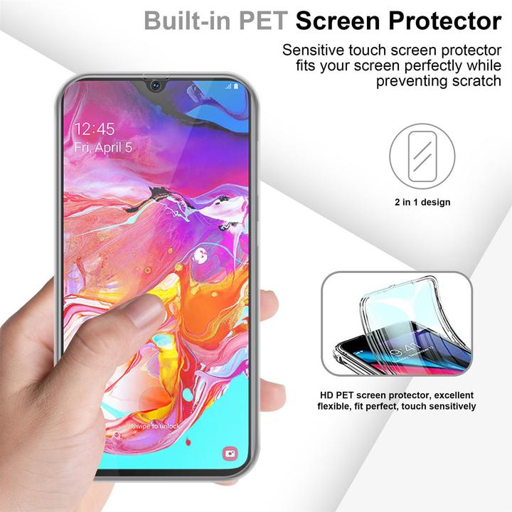 Immagine prodotto Cadorabo TPU 360 gradi di copertura del caso (Samsung Galaxy A70e)