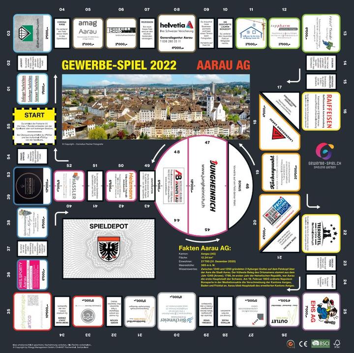 Produktbild Gewerbe-Spiel Aarau Stadt (Deutsch)