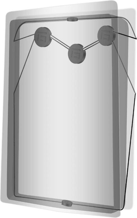 Image du produit Floating Grip Support mural pour Playstation 5 par White (PS5)