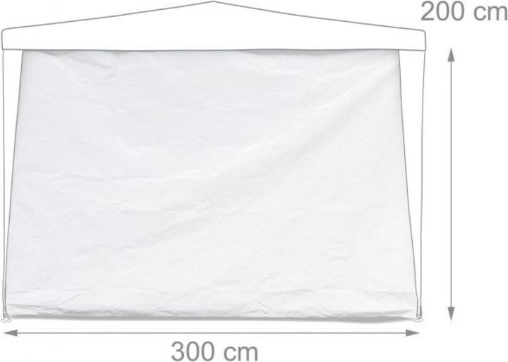 Actual product image Relaxdays 3x Pavilion side wall (10 cm, 300 cm)