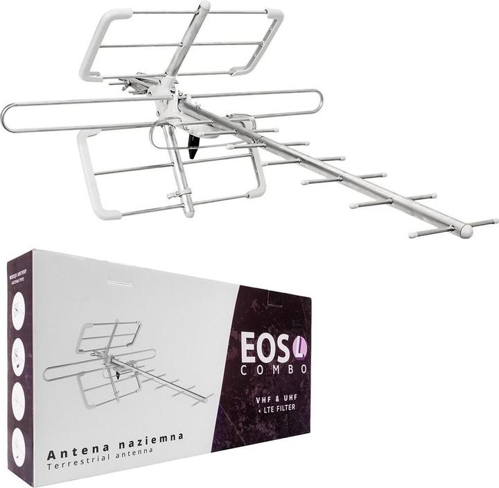 Immagine prodotto Spacetronik Antenna DVB-T/T2 EOS L Combo Bianco (passiva) (DVB-T / -T2)