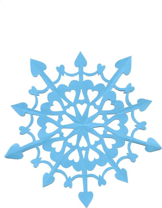 Immagine prodotto Papier-Schneeflocken (Tedesco, Annemarie Vermaak, 2020)