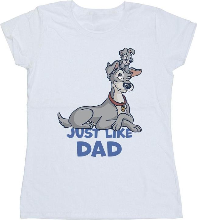 Produktbild Disney Lady And The Tramp Just Like Dad TShirt (L)
