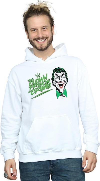 Actual product image Mens Batman Joker The Clown Prince Of Crime Hoodie (S)