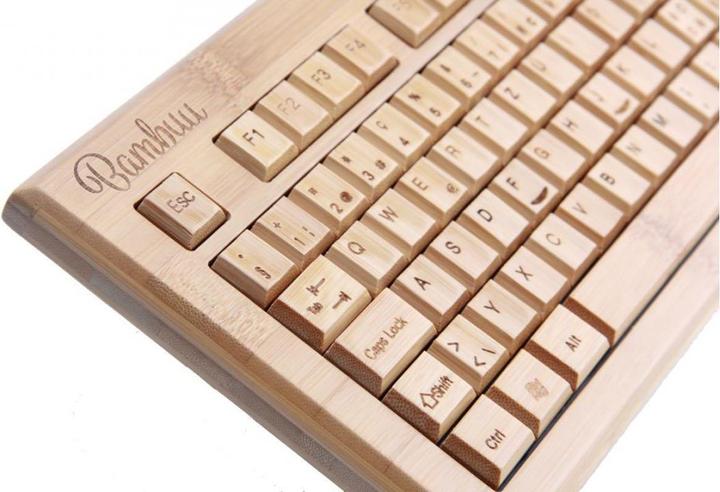 Produktbild Bambuu Bambus Tastatur (CH, Kabellos)