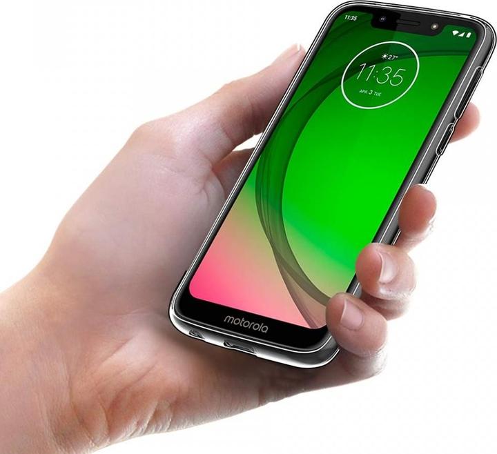 Actual product image Screenguard Motorola Moto G7 Play Flexible TPU Clear Case (Motorola Moto G7 Play)
