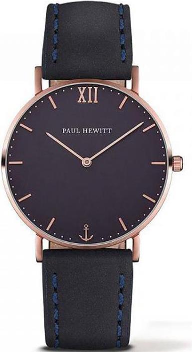Actual product image Paul Hewitt Sailor Rgold Lagoon Navy - 36mm (Analogue wristwatch, 36 mm)