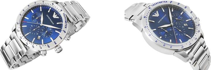 Actual product image Emporio Armani Mario (Chronograph, 43 mm)