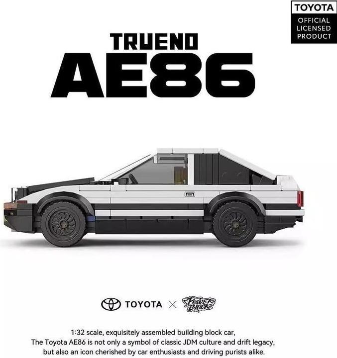Actual product image HappyBuild Toyota™ Trueno AE86