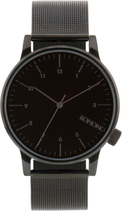Actual product image Komono Winston' Watch - Royal Black (41 mm)