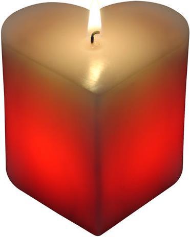 Produktbild TOP Kerze in Herzform (1 Stk.)