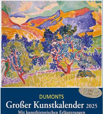 Produktbild DUMONTS Grosser Kunstkalender 2025 Wandkalender, 45x48cm, Kalender mit grossen Gemälden (45 x 48 cm, Harter Einband, Deutsch)