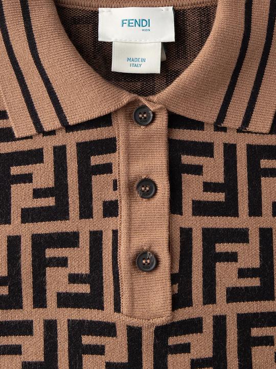Image du produit Fendi T-shirts et polos pour enfants Brown (12)