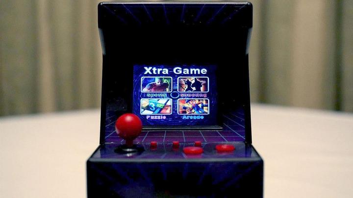 Actual product image Thumbs Up Mini Arcade Machine