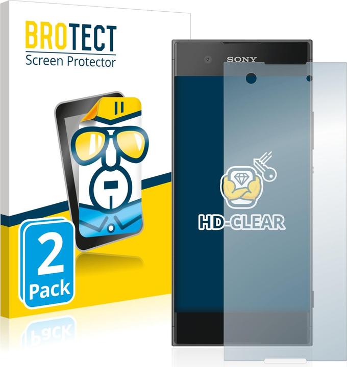 Actual product image BROTECT Screen Protector Clear (2 Piece, Sony Xperia XA1)