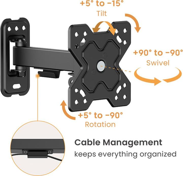 Immagine prodotto Value Supporto a parete per TV Basic, 2 (Muro, 32", 20 kg)