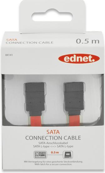 Image du produit ednet Câble de connexion SATA, 0,5m