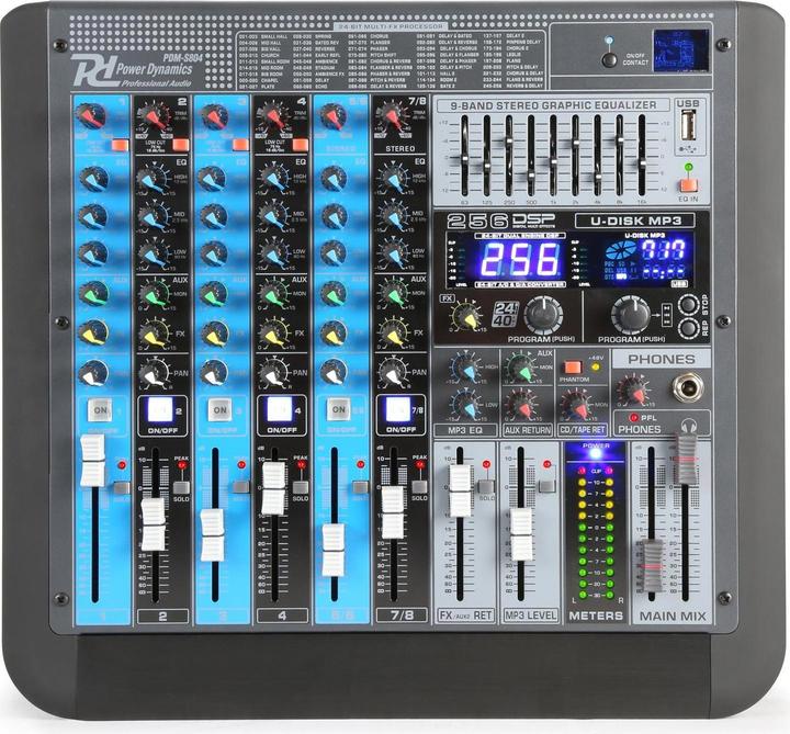 Power Dynamics Table de mixage PDM-S804 (Studio et mixeur live)