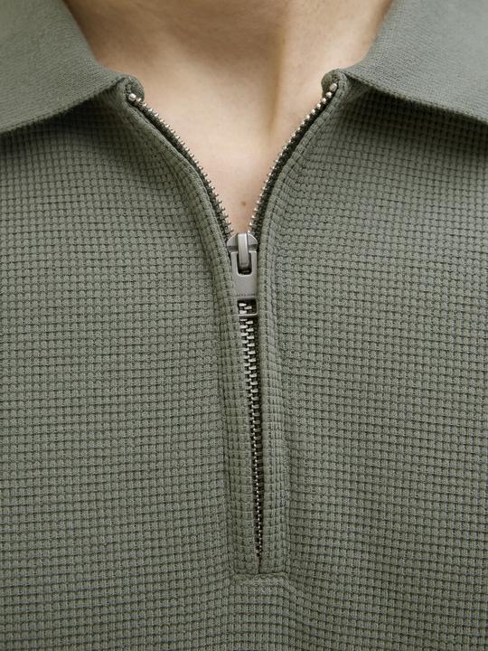 Actual product image Jack & Jones Jjeaustin Zip Polo Ss Noos (S)