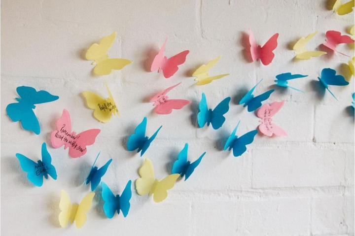 Produktbild Suck UK 3D Butterfly Sticky Notes