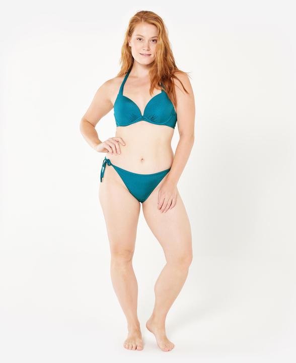 Produktbild Olaian Bikini-Oberteil Damen Push-Up strukturiert Elena Folk petrol blau (70 A)