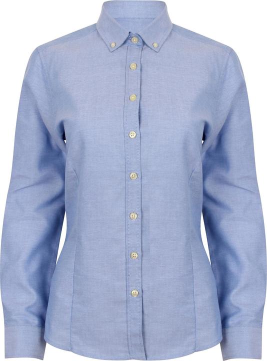 Produktbild Henbury Modern Langarm Oxford Bluse (XL)