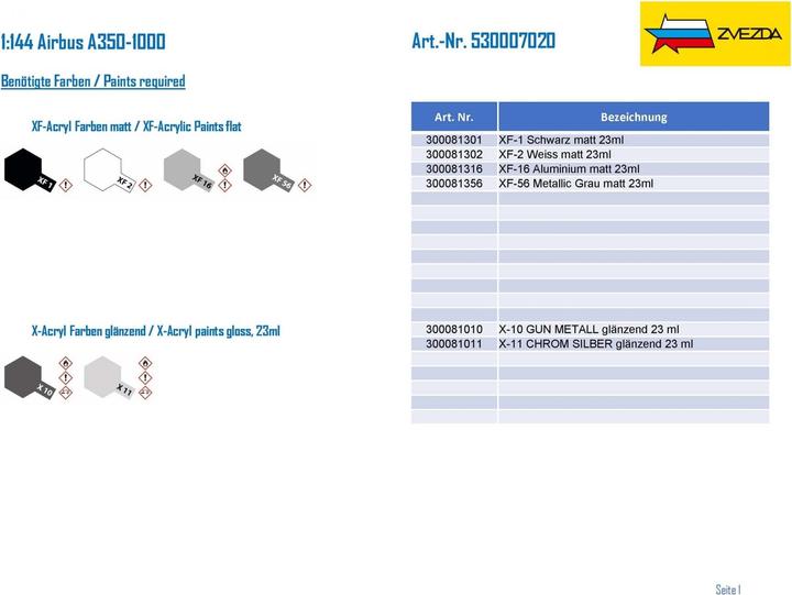 Produktbild 1:144 Airbus A350-1000