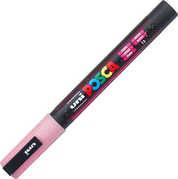 Produktbild Posca Marker PC-3M Rundspitze (Glitter Rosa, 1.30 mm, 1 x)