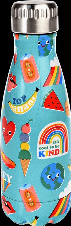 Produktbild Rex London kleine Edelstahl Trinkflasche 260ml, isoliert "Top Banana" (0.26 l)
