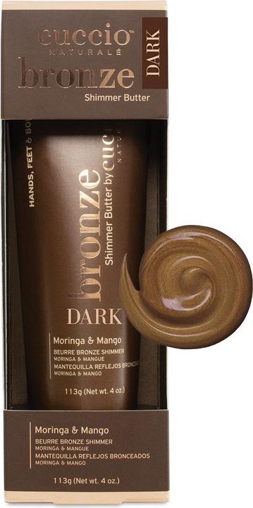 Image du produit Cuccio Beurre de bronze chatoyant Naturale dans 2 variations de couleurs différentes (Lait pour le corps)