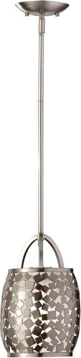 Actual product image Elstead Lighting Zara pendant light E27 Brushed steel (E27)