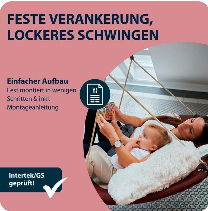 Productafbeelding Hudora Nest Swing Lounge 110cm, Amber