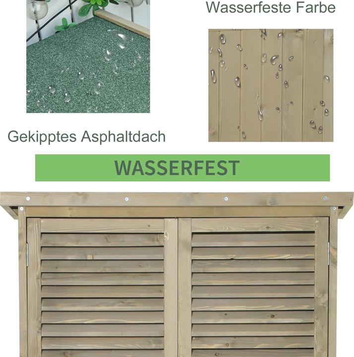 Actual product image Outsunny Tool shed