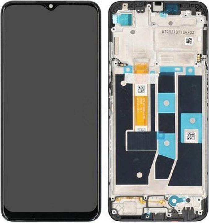 OPPO LCD + Touch + cornice per CPH2269 A16, A16s - nero