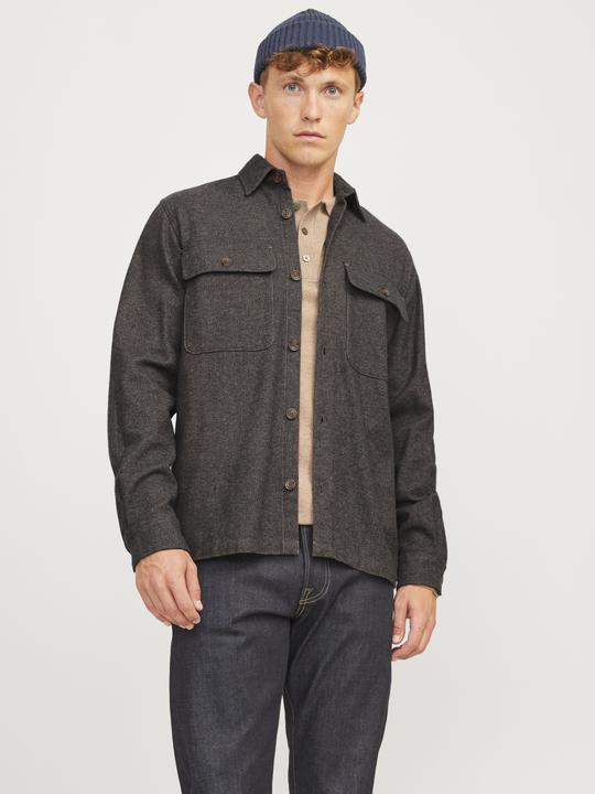 Produktbild Jack & Jones Jprraymond Melange Solid Ls Overshirt Sn (XS)