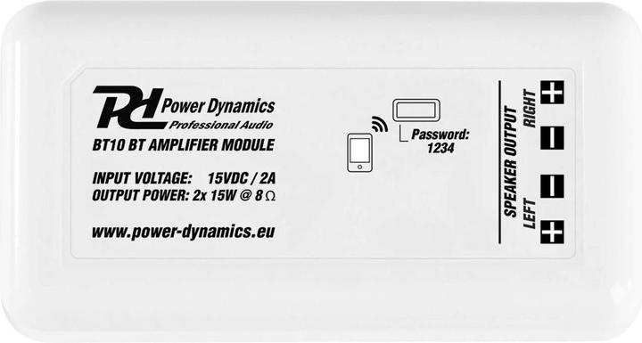 Produktbild Power Dynamics BT10 (Verstärker)
