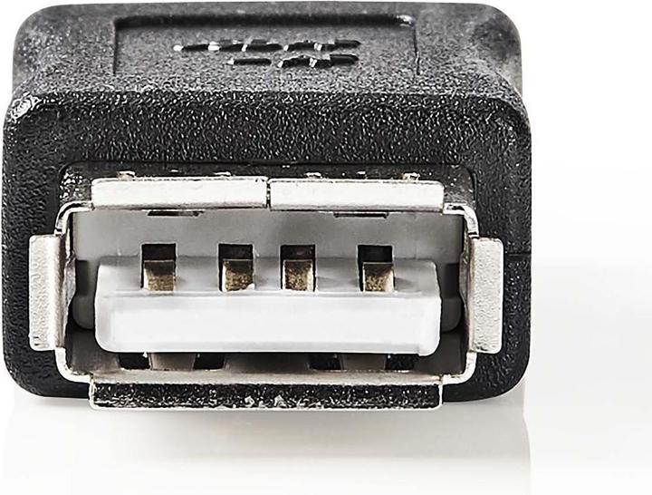 Produktbild Nedis USB-Adapter USB 2.0 USB-A Buchse USB-A Buchse Vernickelt Gerade PVC ABS Schwarz Box Schwarz (USB-A, 4.30 cm)
