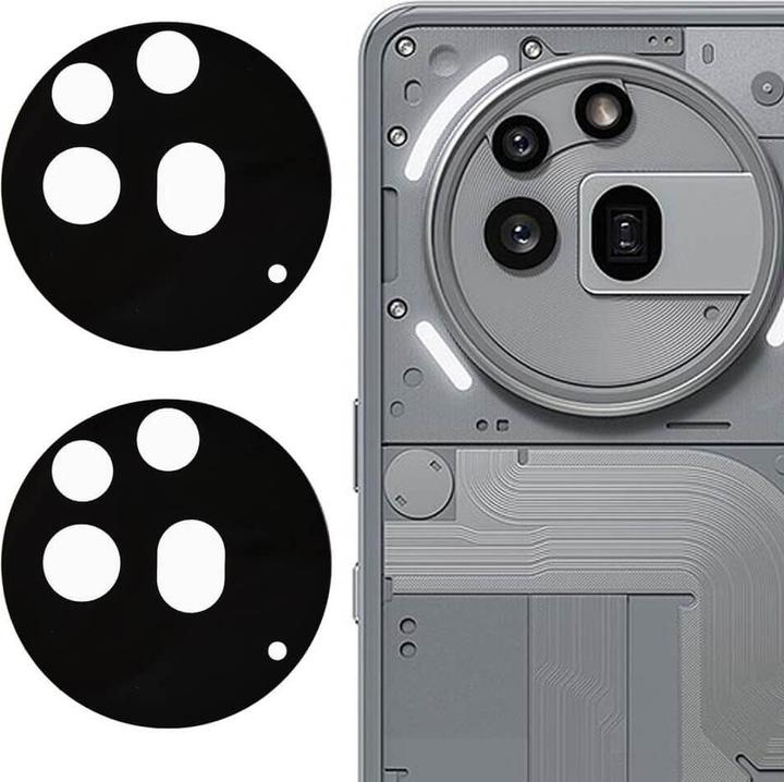 Actual product image Cover-Discount Nothing Phone (3a) Pro - 2 Stk. Panzerglas Kamera (2 Piece, Nothing Phone (3a) Pro)