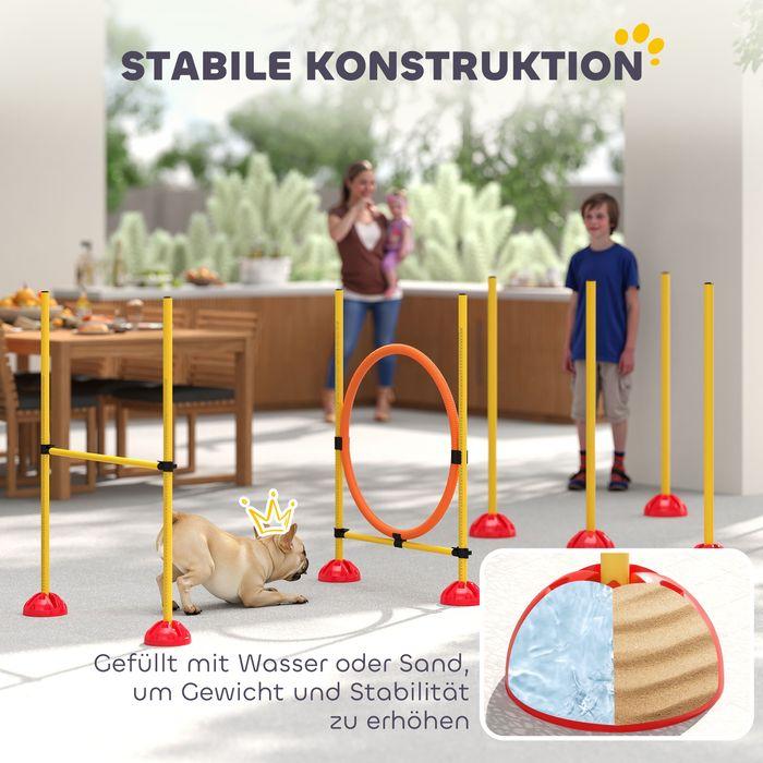 Immagine prodotto Swisshandel24 Agility Set Hunde 3-teiliges befüllbar Agility-Ausrüstung für Hundetraining (Destrezza)