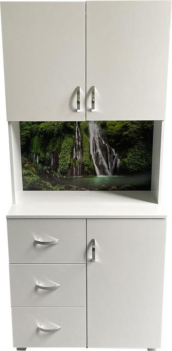 Produktbild HTI-Living Badschrank Blanca Wellness Motiv Wasserfall (80 x 180 x 40 cm)
