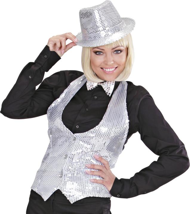 Produktbild Widmann PAILLETTENWESTE SILBER für Damen, XL (XL)
